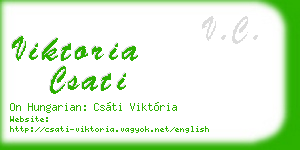 viktoria csati business card